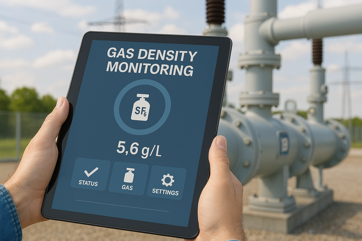 Gasdichtemonitoring